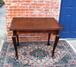 English Mahogany Fold Leaf Game Table | Antique William & Mary Style Table