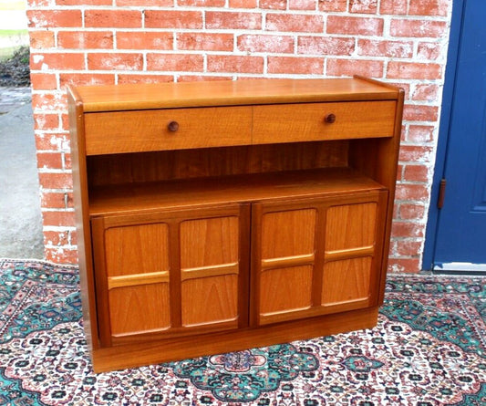 Parker Knoll Mid Century Teak Cabinet | 2 Door 1 Drawer Vintage Storage Unit
