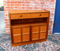 Parker Knoll Mid Century Teak Cabinet | 2 Door 1 Drawer Vintage Storage Unit
