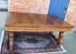 French Antique Oak Draw Leaf Table | Renaissance Spanish Style Dining Table