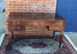 American Edwardian Sligh Writing Desk | Mahogany & Leather Top Office Table