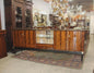 French Antique Ebony Macassar Mid-Century Sideboard Bar Cabinet Credenza