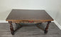 French Antique Brittany Oak Draw Leaf Dining Table | Carved Expandable Table