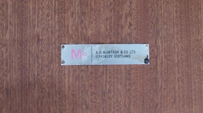 Mid Century Round Teak Butterfly Leaf Dining Table / Oval Table