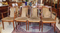 Set of 8 Mid Century G Plan Teak Wood Upholstered Dining Chairs