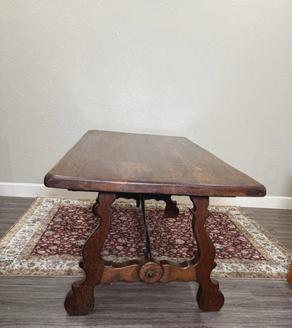 French Antique Renaissance Oak Dining Table | Spanish Style