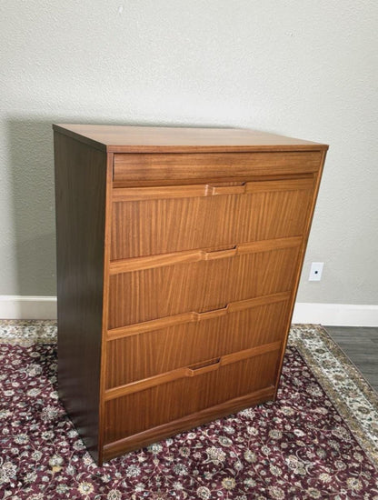 Mid Century Modern Elliotts Teak Chest of Drawers, Vintage Teak Dresser