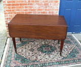 American Antique Mahogany Drop Leaf Table with 2 Leaves | Kitchen & Dining Tables