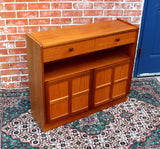 Parker Knoll  Mid Century Teak Wood Small Cabinet 2 Doors 1 Drawer